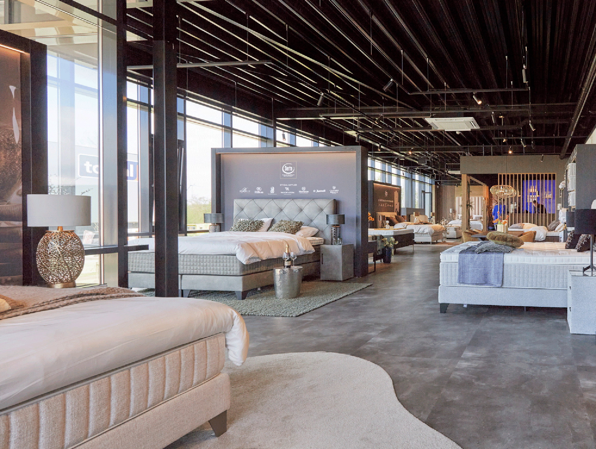 Showroom boxsprings op maat