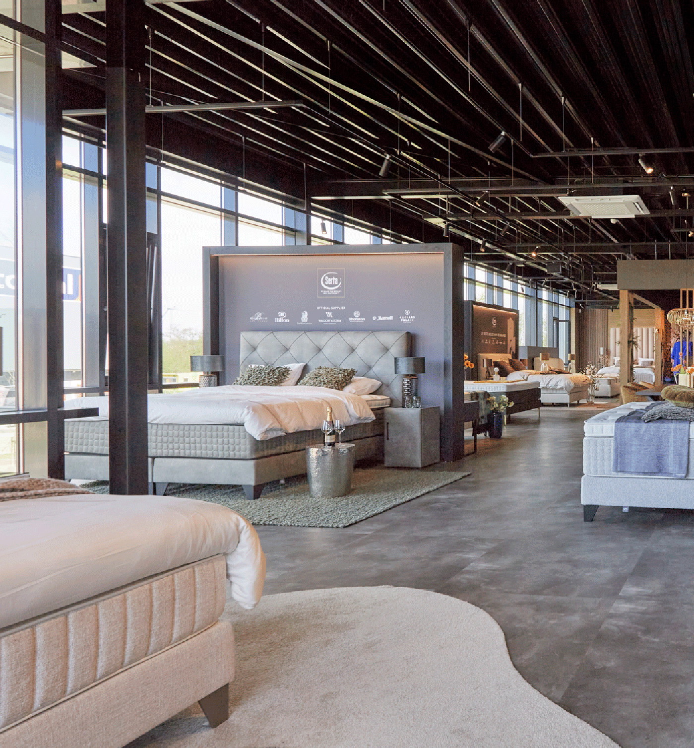 Showroom boxsprings op maat